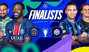 矛盾大战最终章！巴黎欧冠33球本届第二多 国米14场8零封本届最多