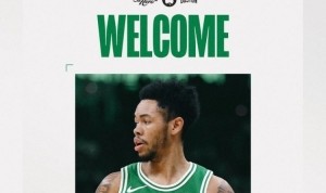 凯尔特人官方晒图：欢迎安芬尼-西蒙斯来到波士顿